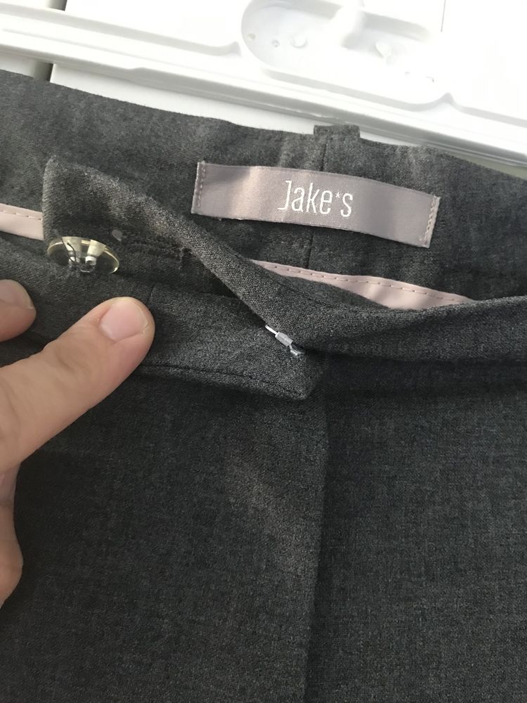 Marynarka i spodnie Jake’s szare 42 super stan
