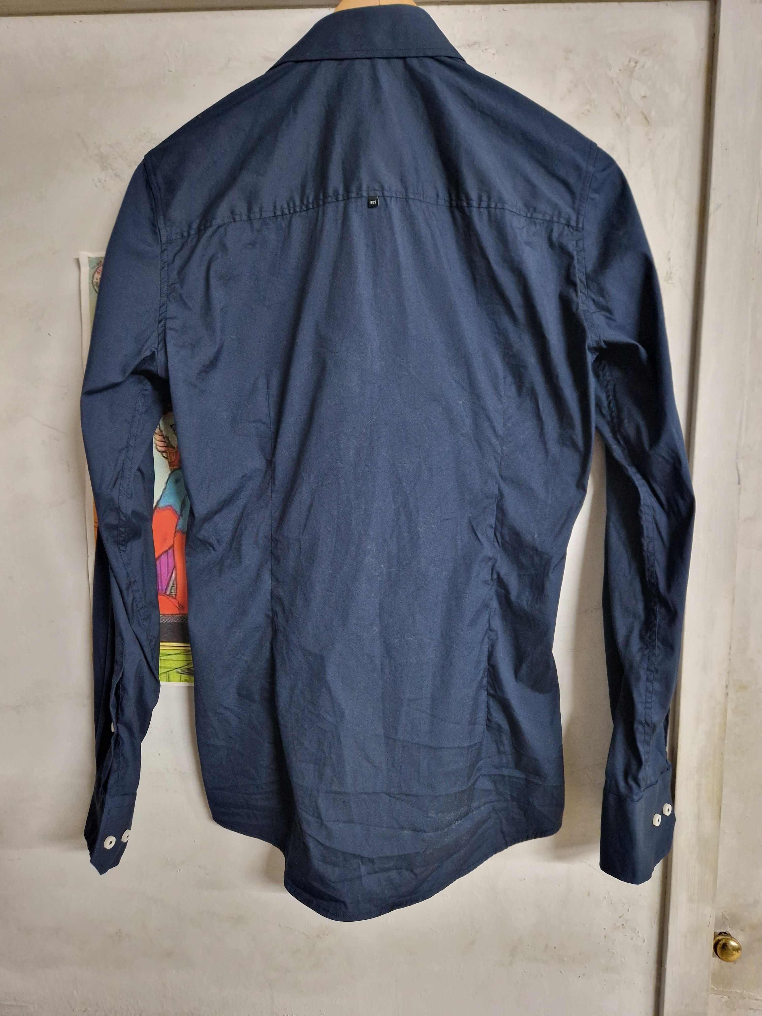 Camisa Nova Slim Fit Bus Urban Wear em Azul Marinho
