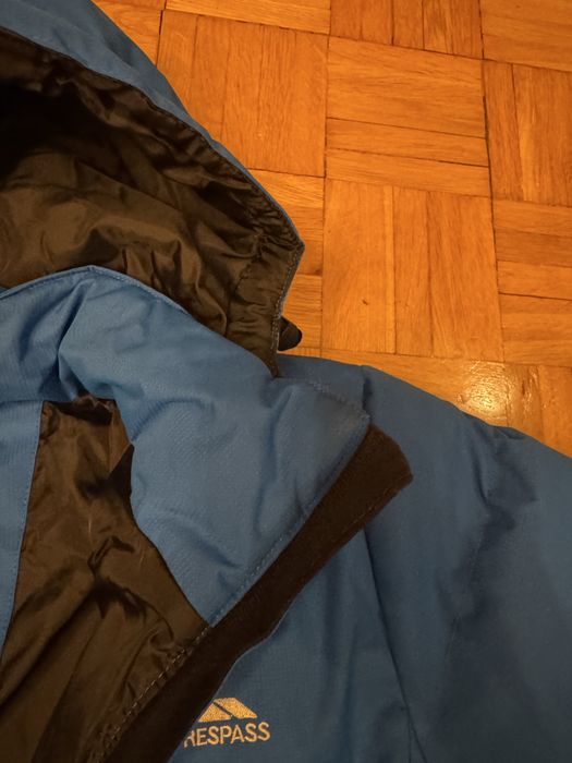 Trespass kurtka pikowana elektryczny niebieski CASUAL MĘSKA BLUSTERY S