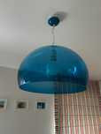 Candeeiro de Suspensão Kartell FL/Y Pendant Blue