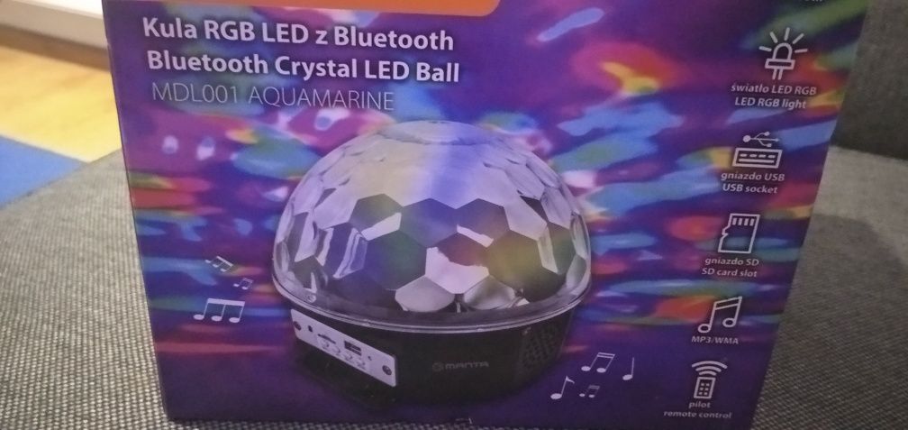Kula RGB LED z Bluetooth MDL001