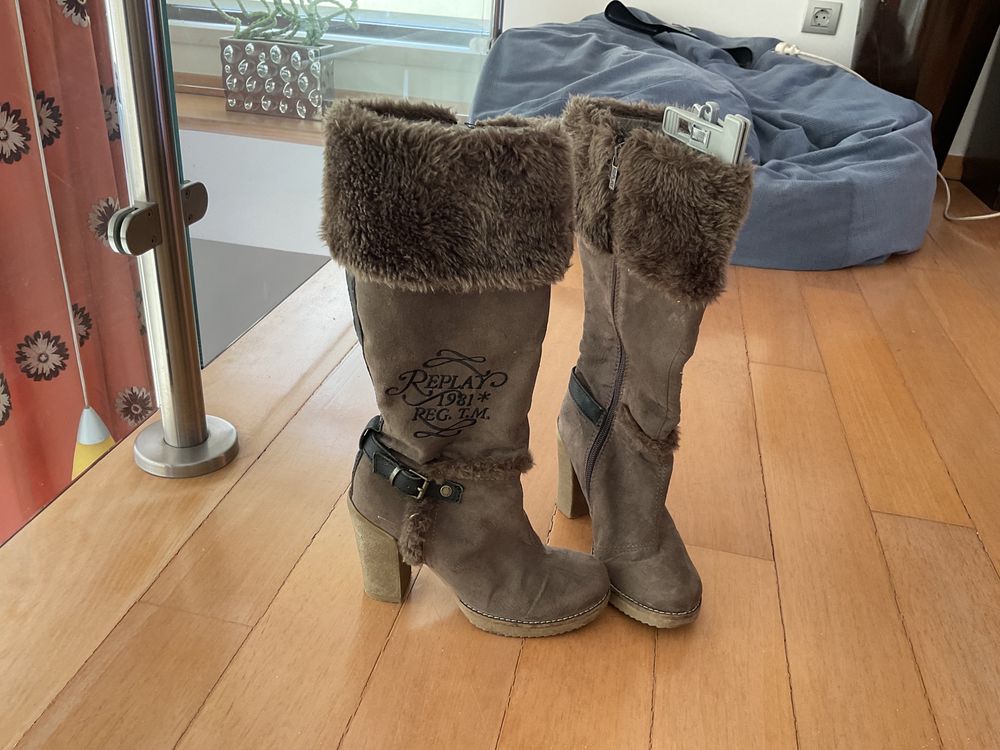 Botas Replay cano alto 36