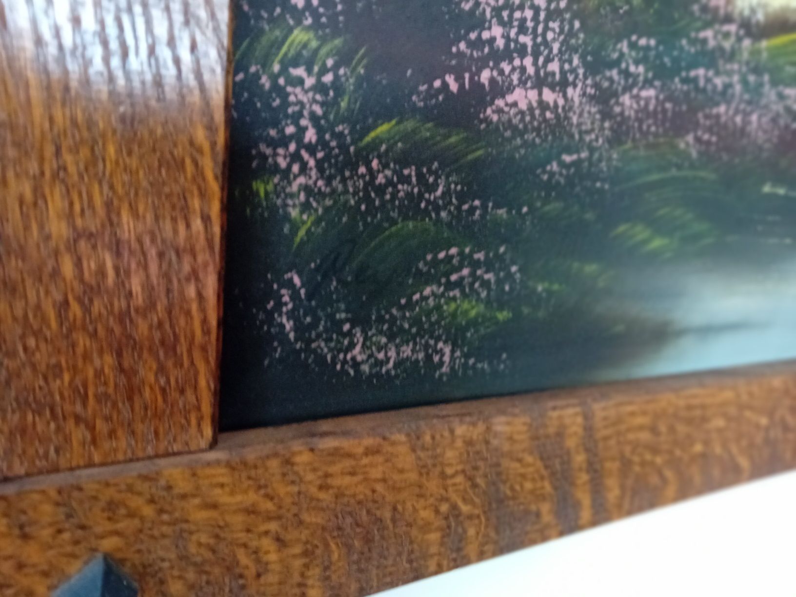 Obraz na płótnie w drewnianej ramie