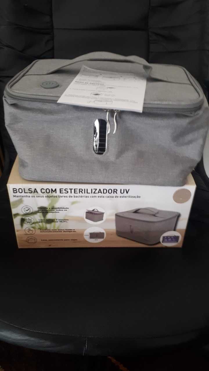 Bolsa/caixa de esterilização UV com LEDs