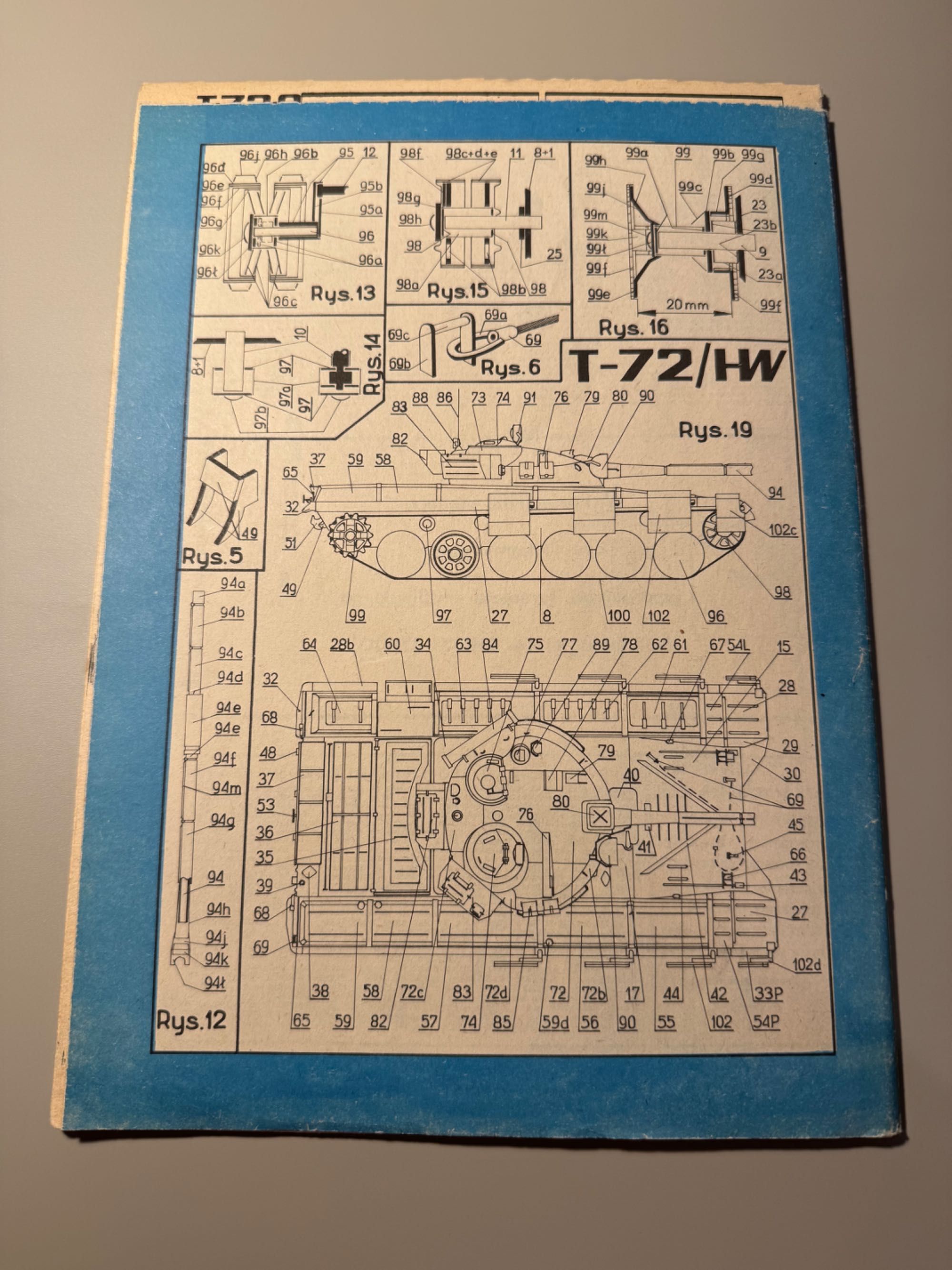 Mały Modelarz 11-12/85 czołg T-72