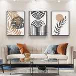 ZFTCN Zestaw 3 plakatów Abstrakcyjny plakat boho ,3 szt.-50x70cm