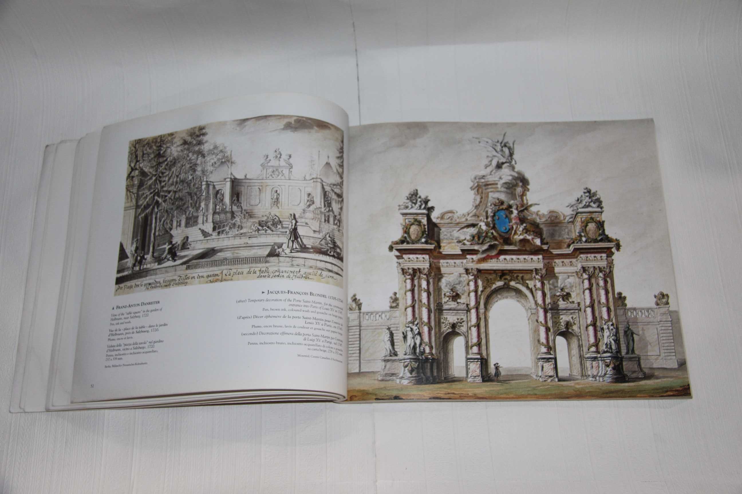 Книги об искусстве. Архитектурные рисунки XVIII века
