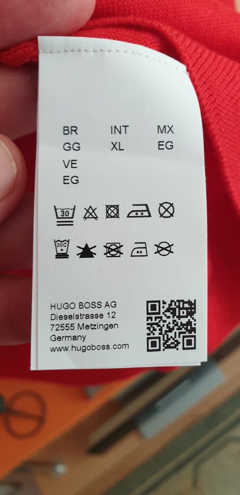 Hugo Boss sweter męski rozmiar XL (100%czysta wełna)