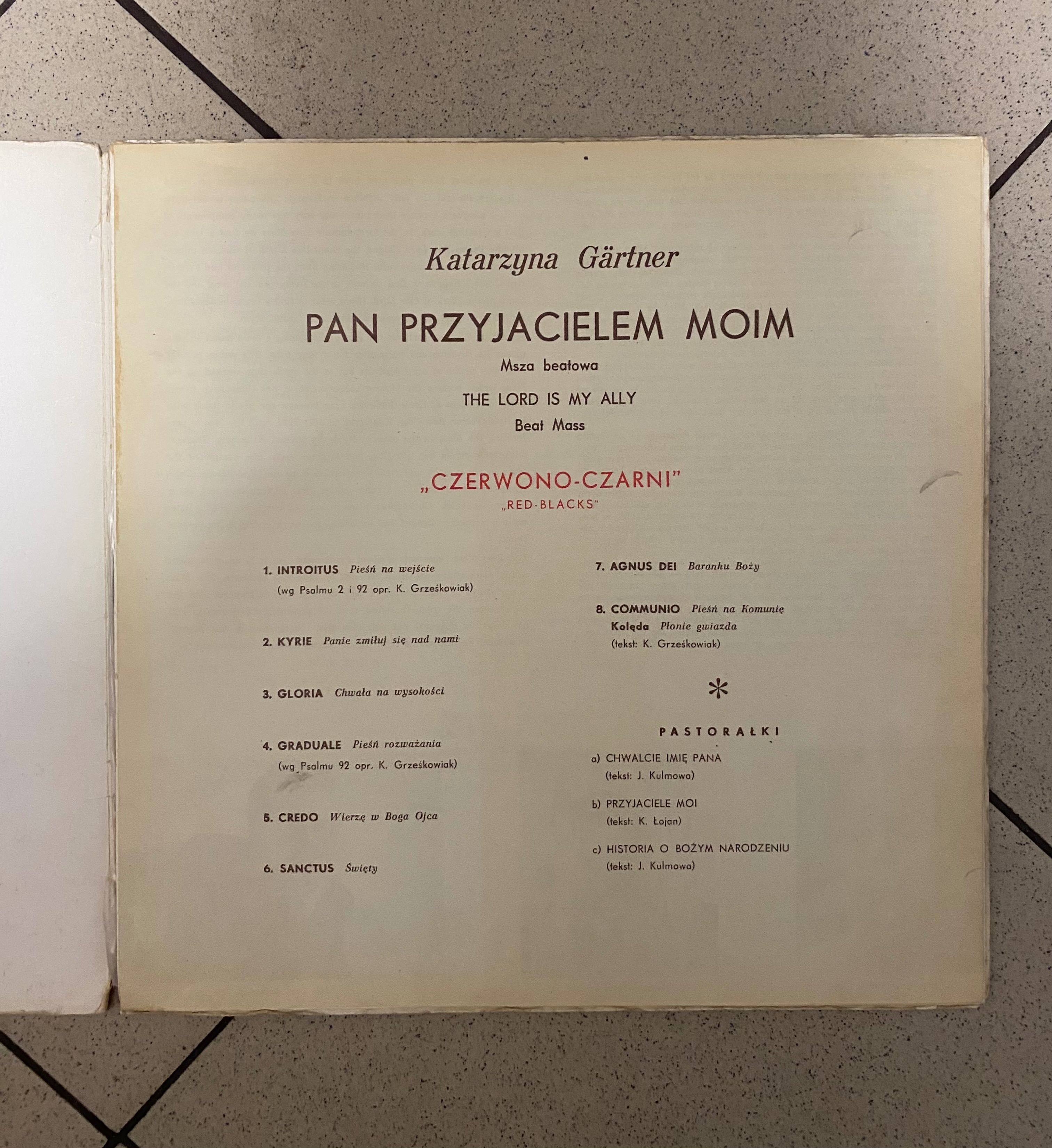 Czerwono-Czarni – Pan Przyjacielem Moim (Msza Beatowa) 1968 r.