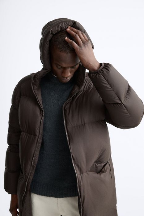 Пальто чоловіче пухове Zara