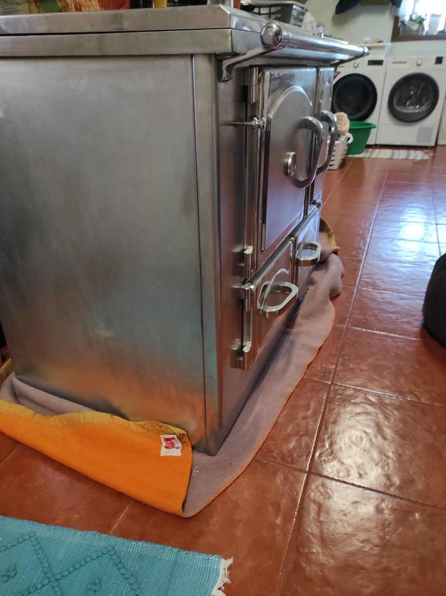 Fogão de lenha Inox