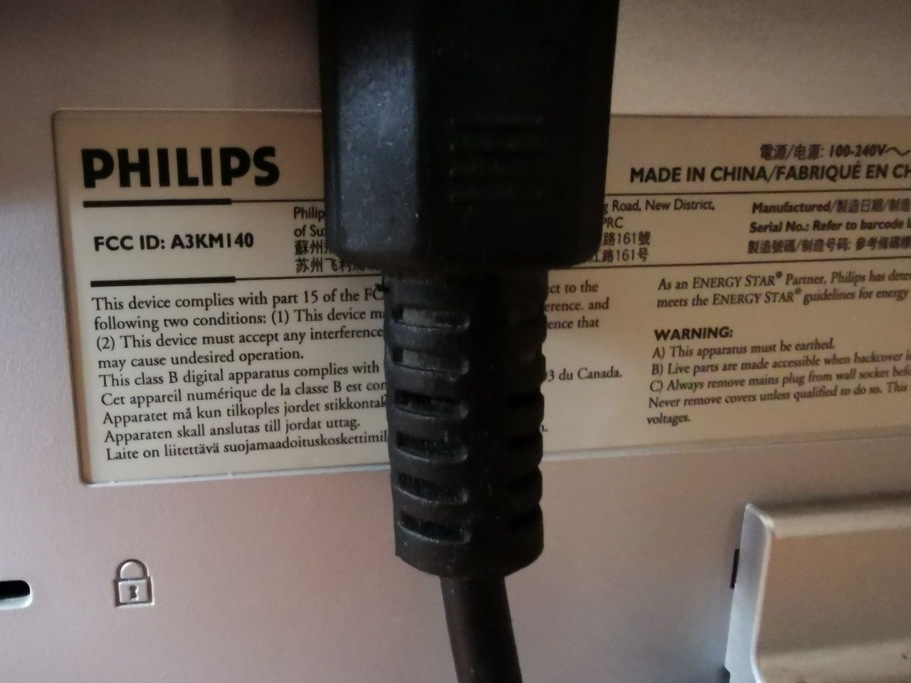Monitor Philips 17 cali