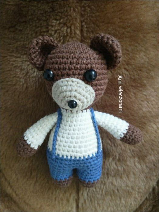 Miś Uszatek przytulanka hand made oryginalny prezent