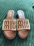 Klapki Miu Miu roz. 38