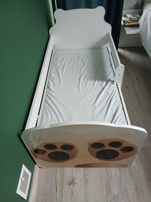 Łóżko dziecięce 140x70 z materacem i szufladą