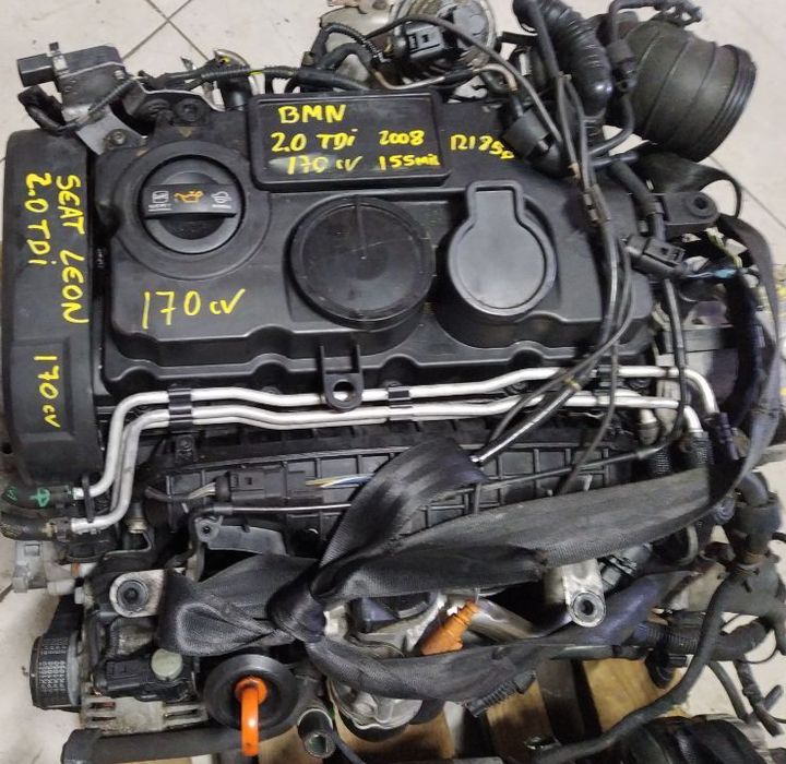 motor seat leon 2.0tdi 170cv caixa 6 velocidades KDS ref: BMN