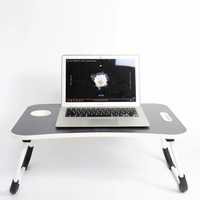 Складний столик для ноутбука і планшета / Дерев'яний стіл з підставкою