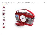 Piękne Przenośne Radio Cd Retro Auna RCD -70 xz8