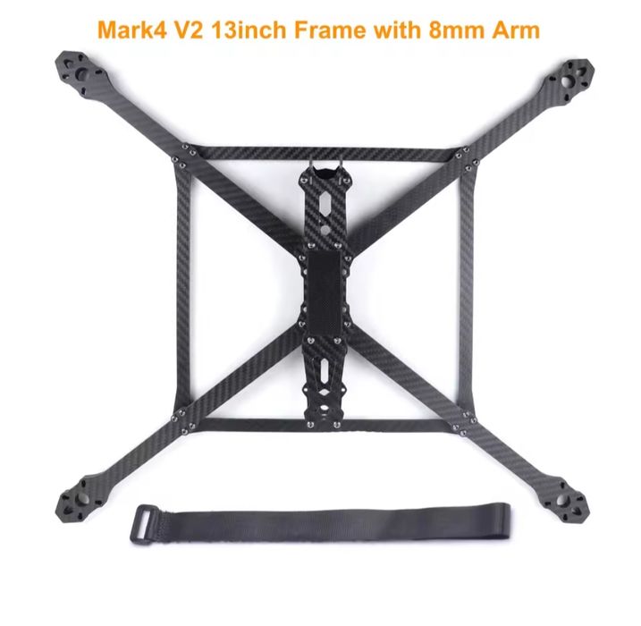Карбонова рама Mark4 V2 13 дюймів для fpv