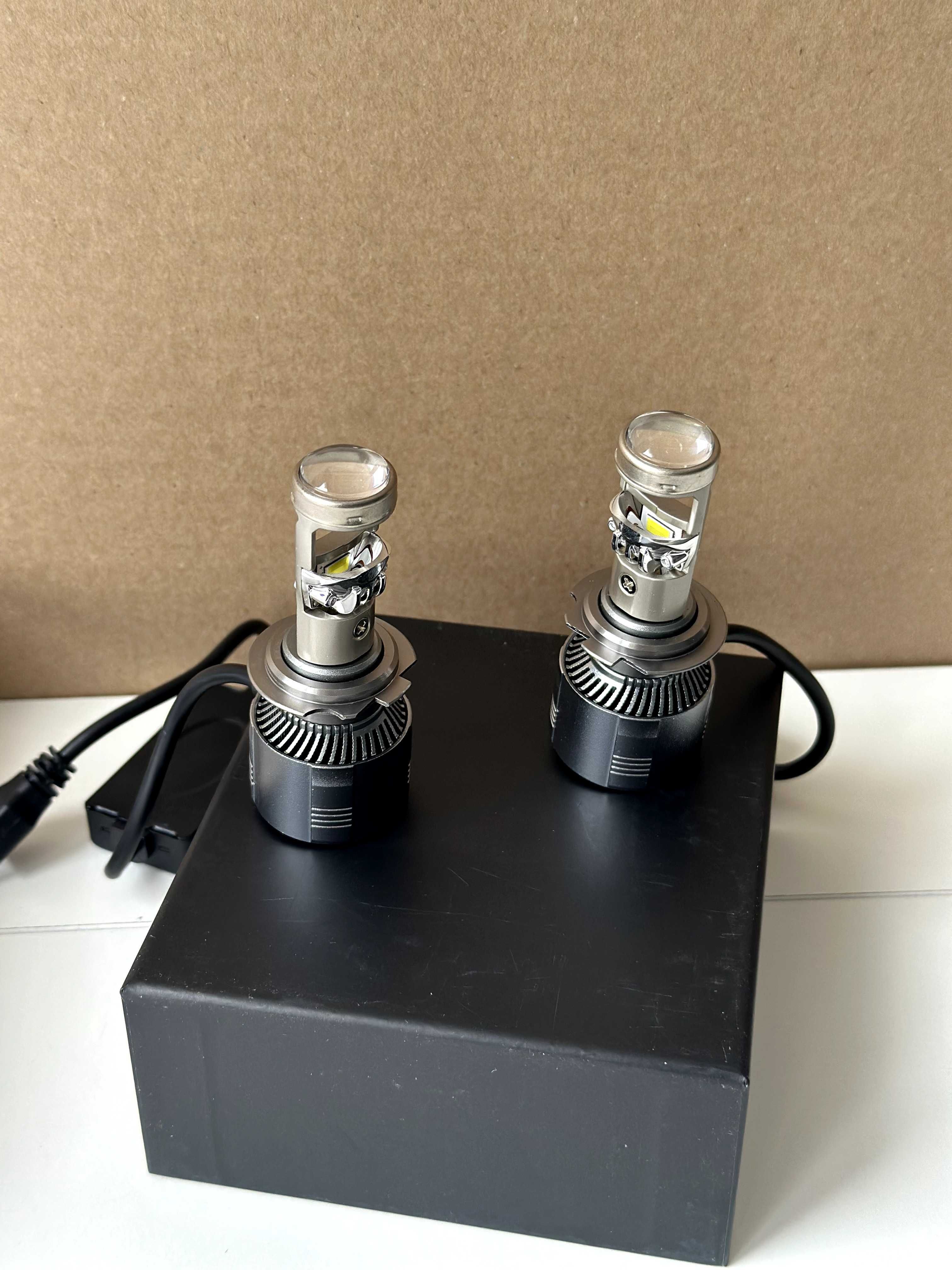 Автосвет лед BI-LED мини линзы міні лінзи A800 н7 H7. Ціна за пару