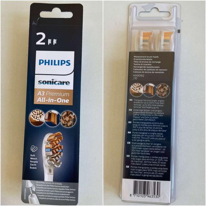 Насадка для електричної зубної щітки Philips A3 Premium All-in-One HX9