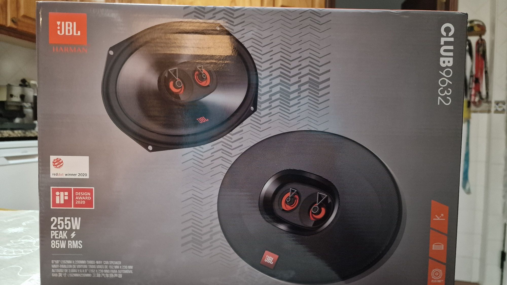 Colunas auto jbl club 9632