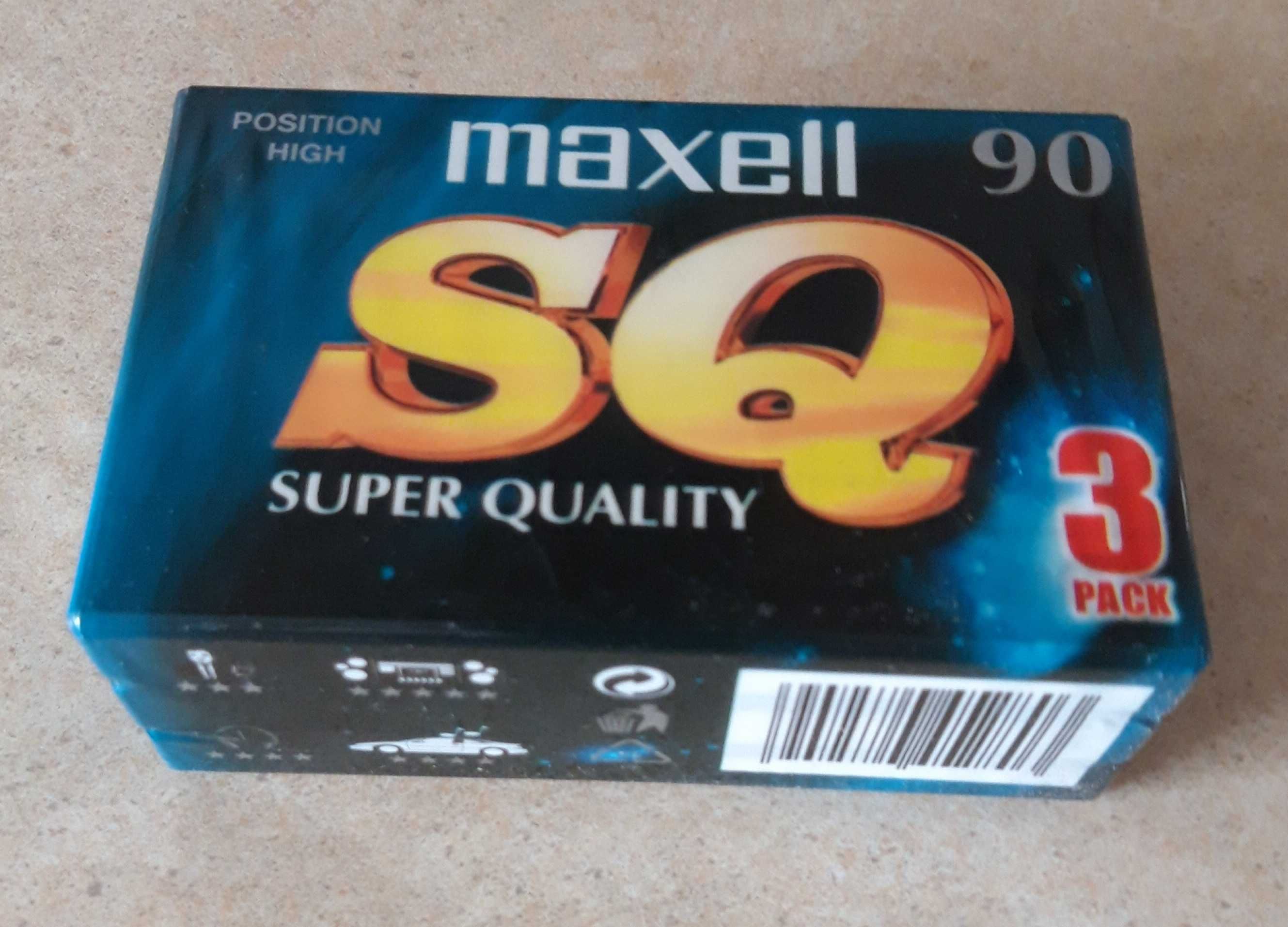 3-pack Kasety magnetofonowe Maxell SQ 90 min
