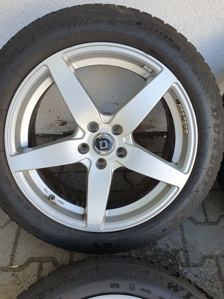 Felgi 18" Diewe Volvo Ford 5x108 ET50+215.55.18 Dunlop