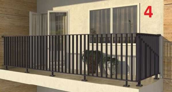 Balustrada barierka metalowa, poręcz, balkon taras schody przęsła