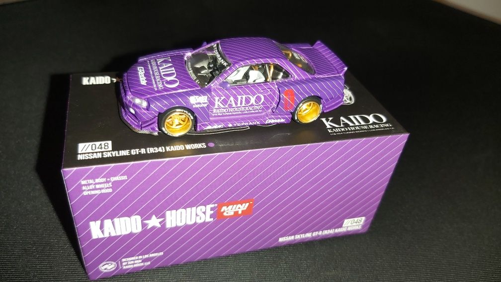 Chase - Kaido House x MINI GT Nissan Skyline GTR R34 Kaido Works V1