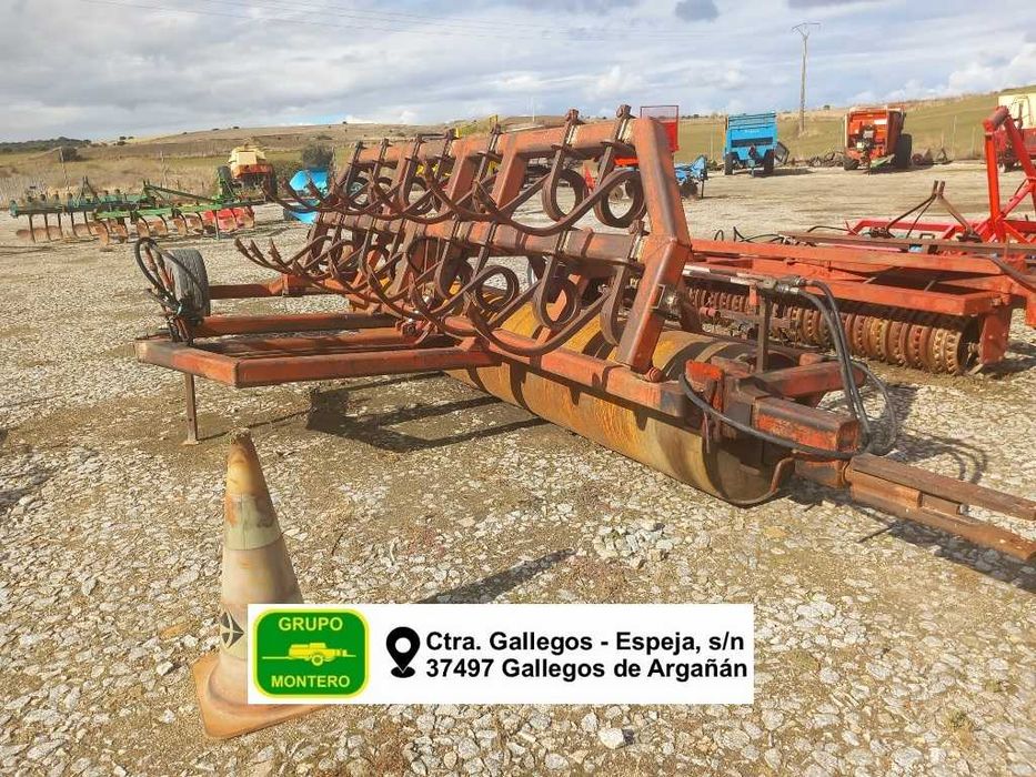 Rolo liso 4m com escarificador