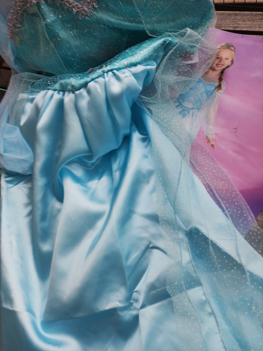 Frozen Elsa | Vestido Carnaval Fantasia Menina 6-7 anos novo