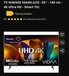 Tv 55 polegadas Hisense