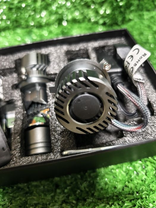 Лед лампы h4, led h4, лампы h4, линза led, линза h4, h4