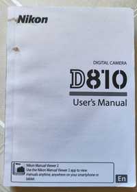NIKON D810 instrukcja obsługi, manual EN
