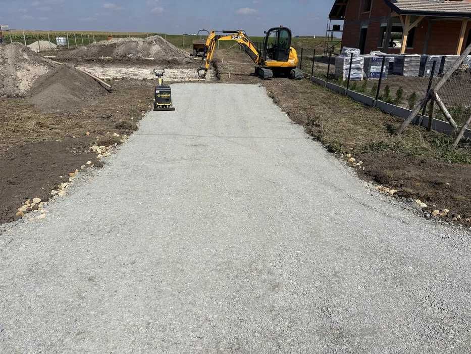 Budowa dróg dojazdowych leśnych parkingów placów utwardzenie kruszywa