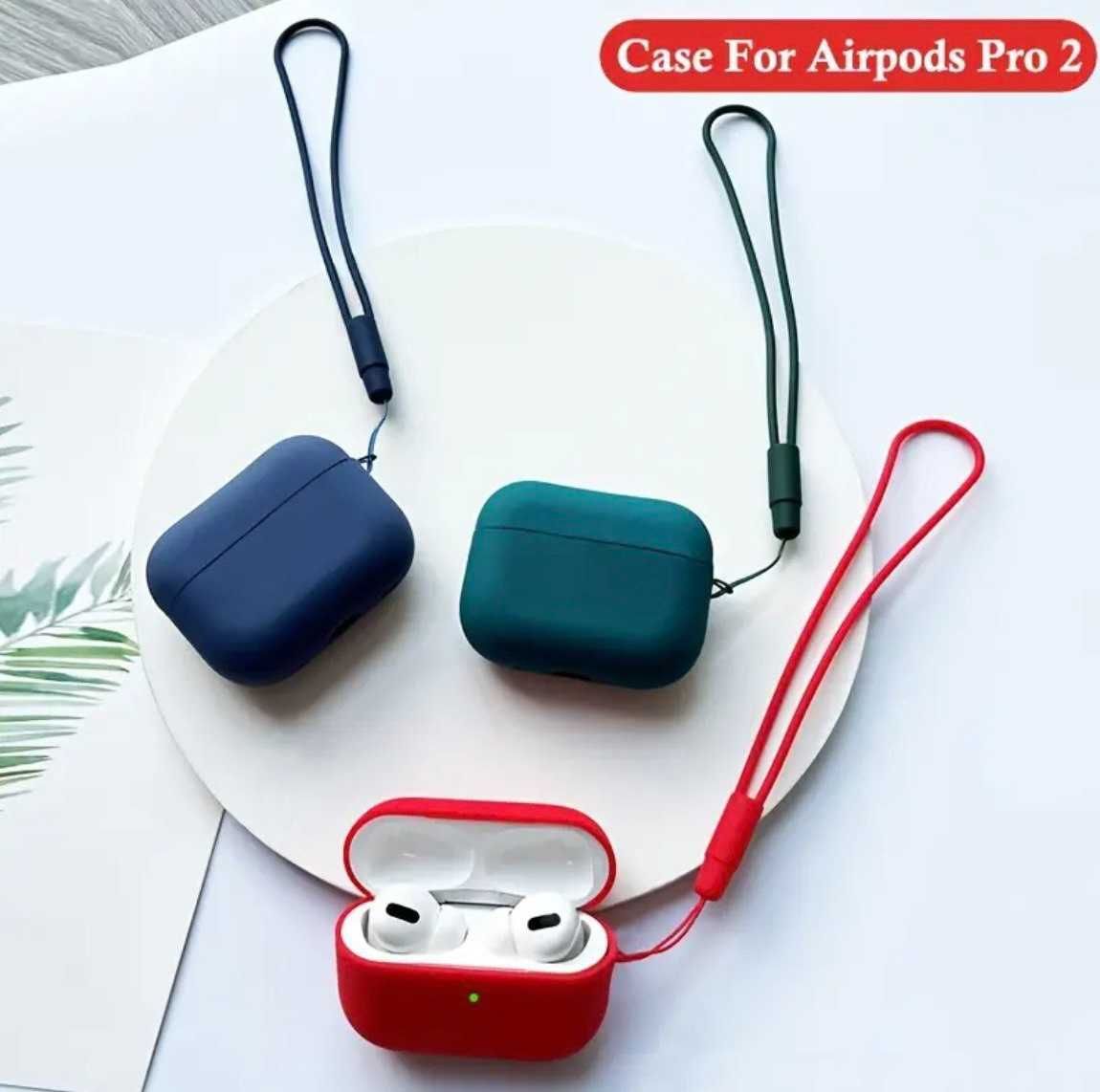 Чохол силіконовий для навушників Apple AirPods Pro 2 чехол силиконовый