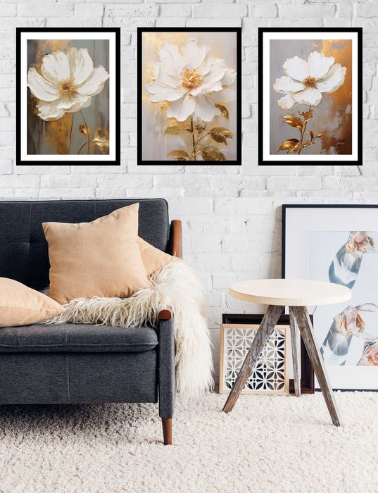 30x40 obrazy w ramie plakaty ramka KWIATY SZTUKA BOHO NOWOCZESNY BOHO