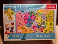 Puzzle Mapa Polski Trefl