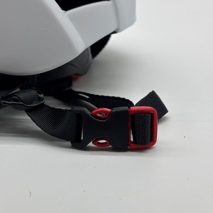 Kask rowerowy z lampką LED Biały Rozmiar S