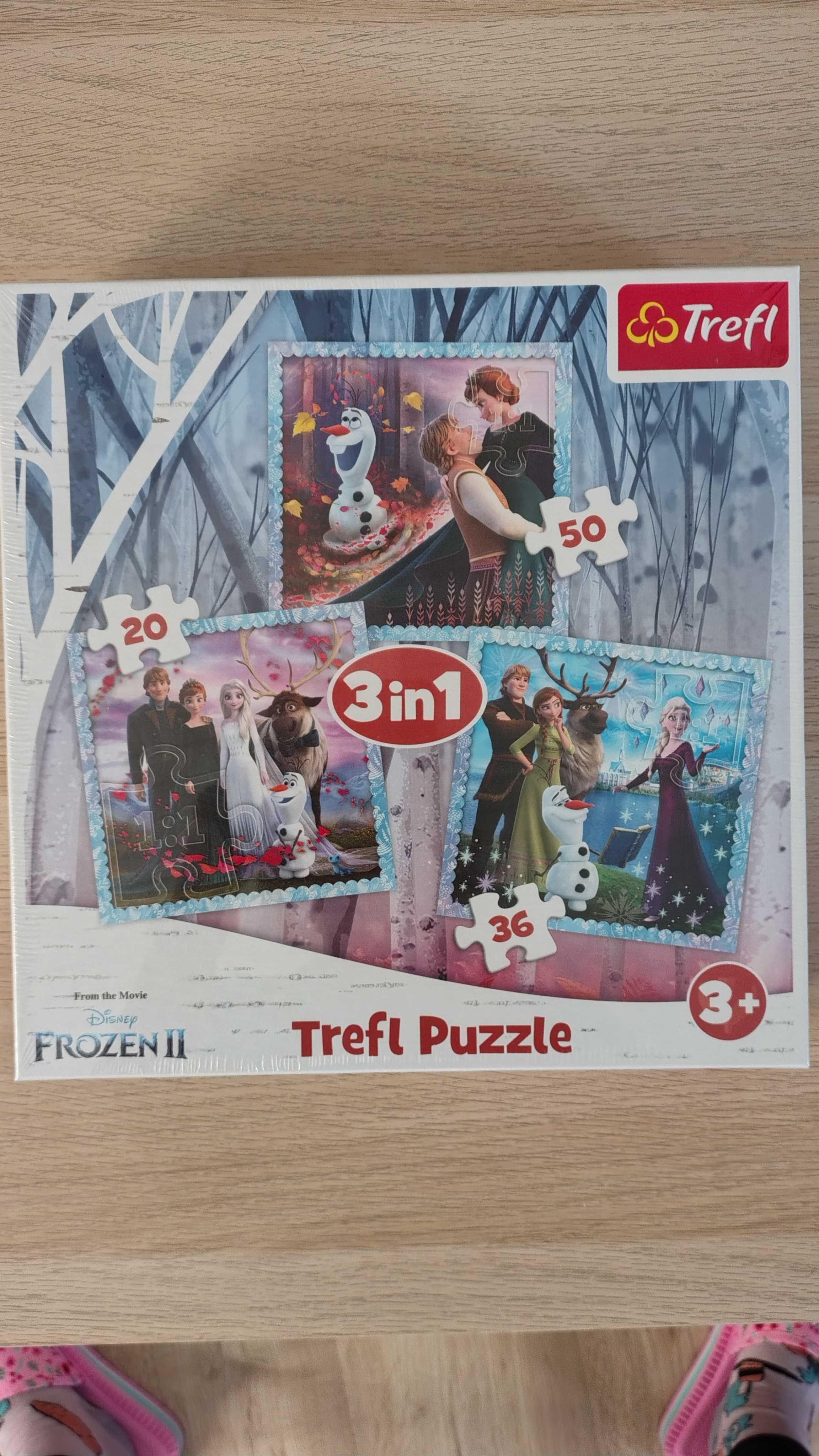 Puzzle Frozen 3 obrazki