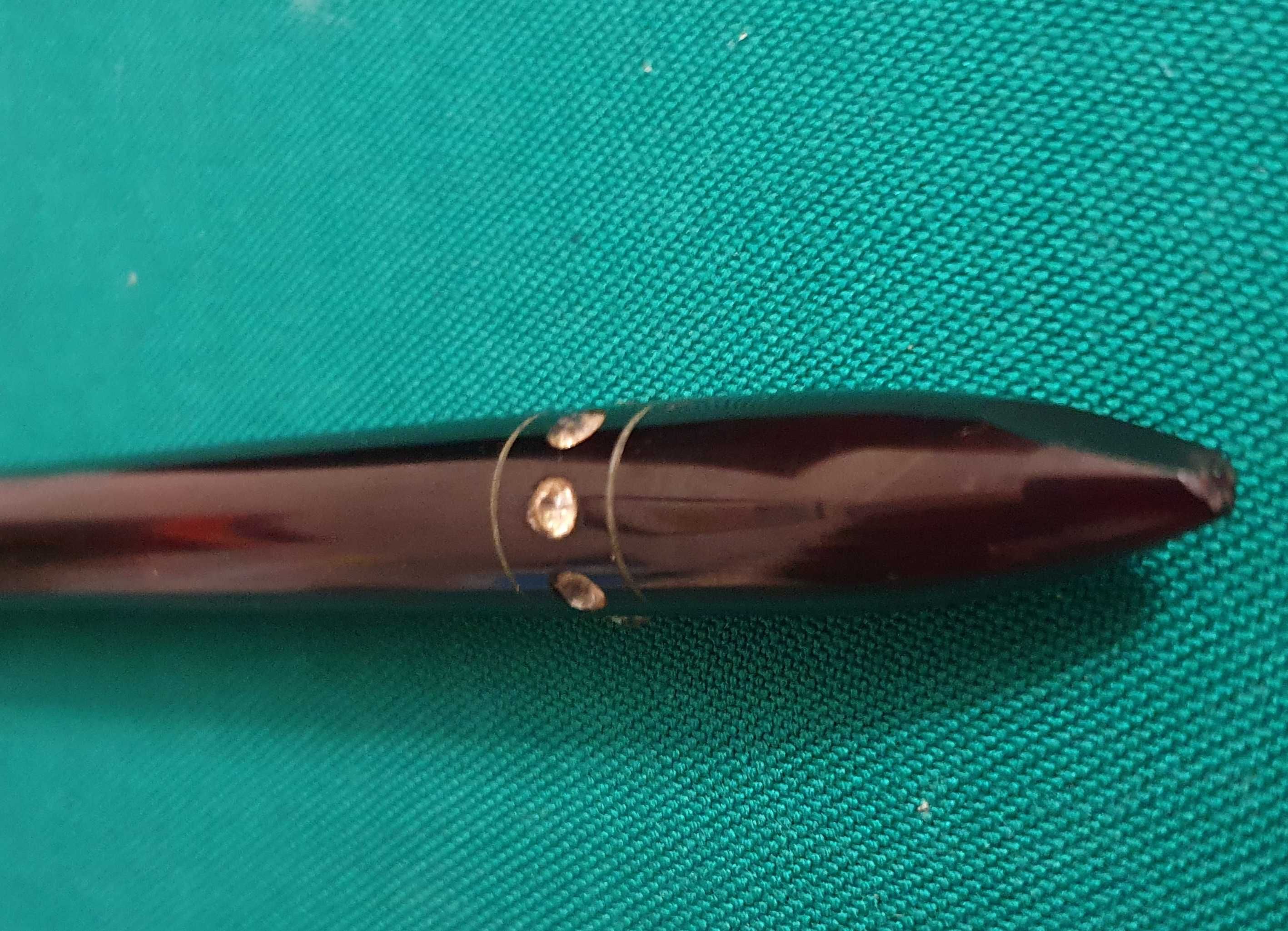 Caneta de Pena em Laca com 7 Safiras, muito antiga - séc. XIX