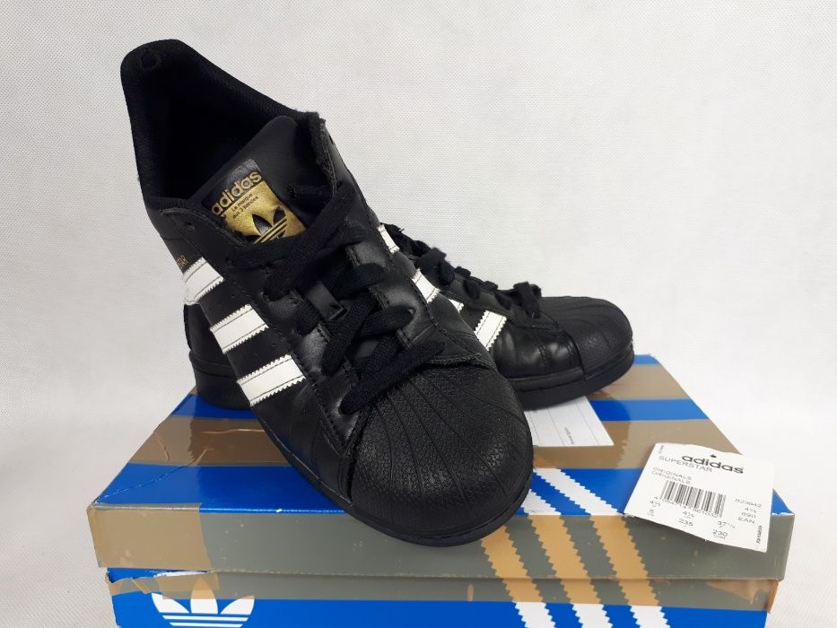 Sneakersy Adidas SUPERSTAR 37 1/3 czarne