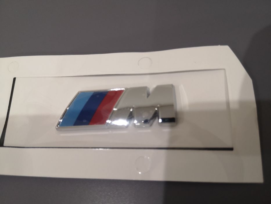 SÍMBOLO EMBLEMA LATERAL Guarda-lamas BMW M PERFORMANCE ORIGINAIL Novo