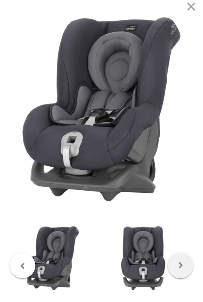 Автокресло (0-3 года) Britax Romer First Class plus Storm Grey, серый