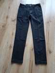 46 S Hugo BOSS Rice Chinosy slim fit z dodatkiem streczu czarne męskie