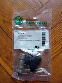 Разъем Neutrik XLR NC4FX neutrik 4 pin новые. мама.