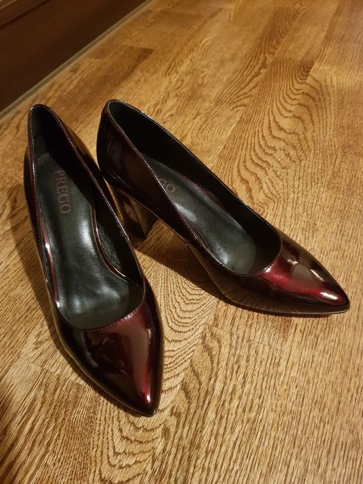 продам туфлі Prego. лакові, натуральна шкіра