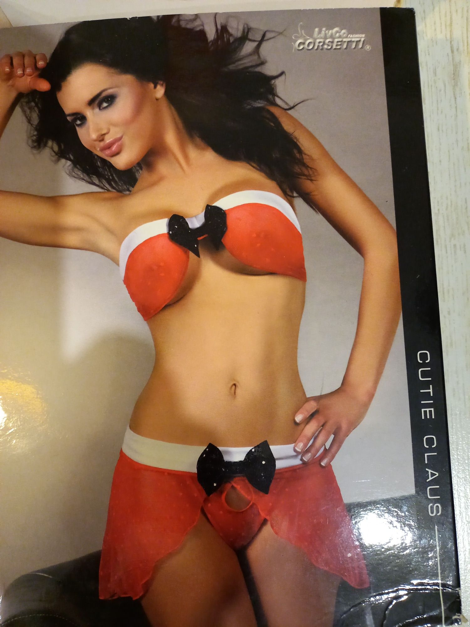 Komplet sexy Mikołajka