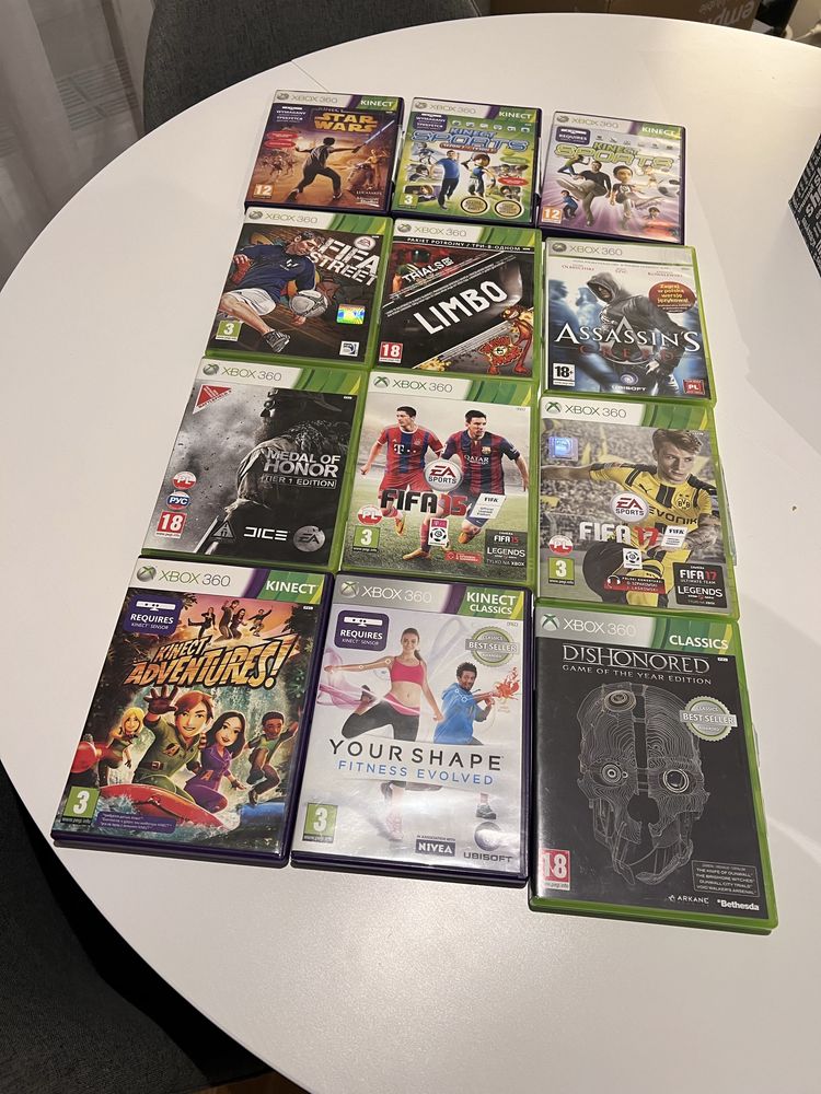 Xbox 360 + kinect + gru